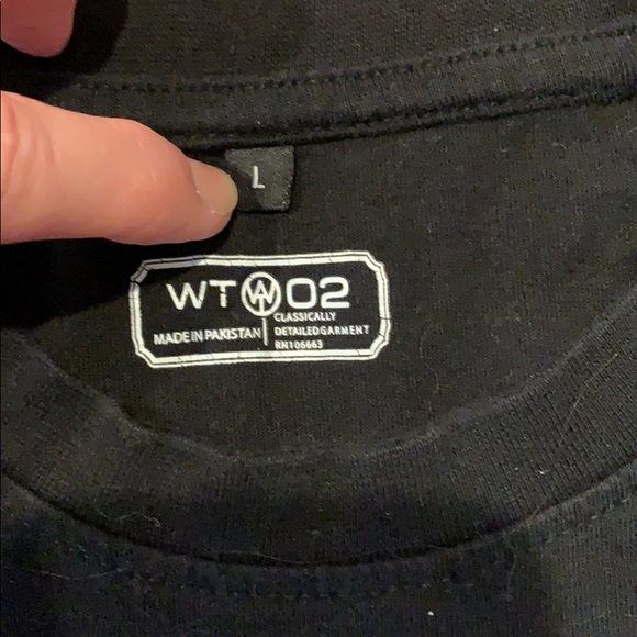 WTO2 Men’s Long Sleeve Shirt W/Zipper sides - Picture 6 of 7